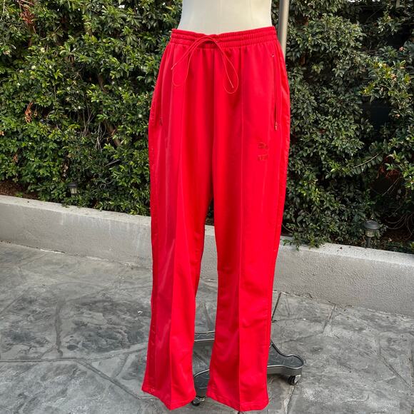 Vintage Puma Red Track Pants Joggers XL Sporty Athletic Men’s Unisex Long - Picture 10 of 11